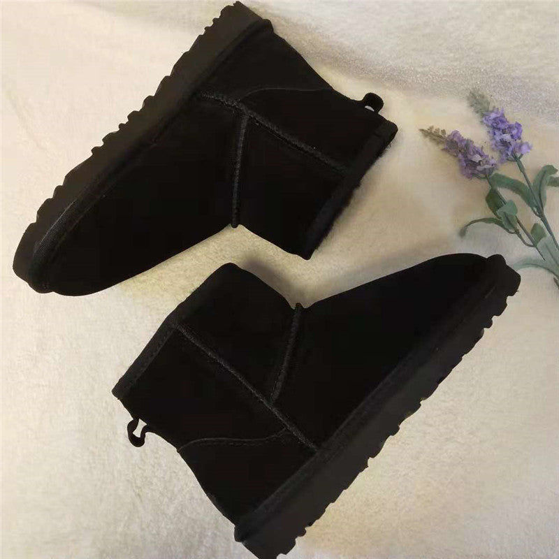 Women's Ankle Snow Boots Warm Lined for Winter - 6