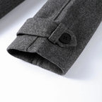 Women's Long Coat Relaxed Tailored with Lapel Collar - 17