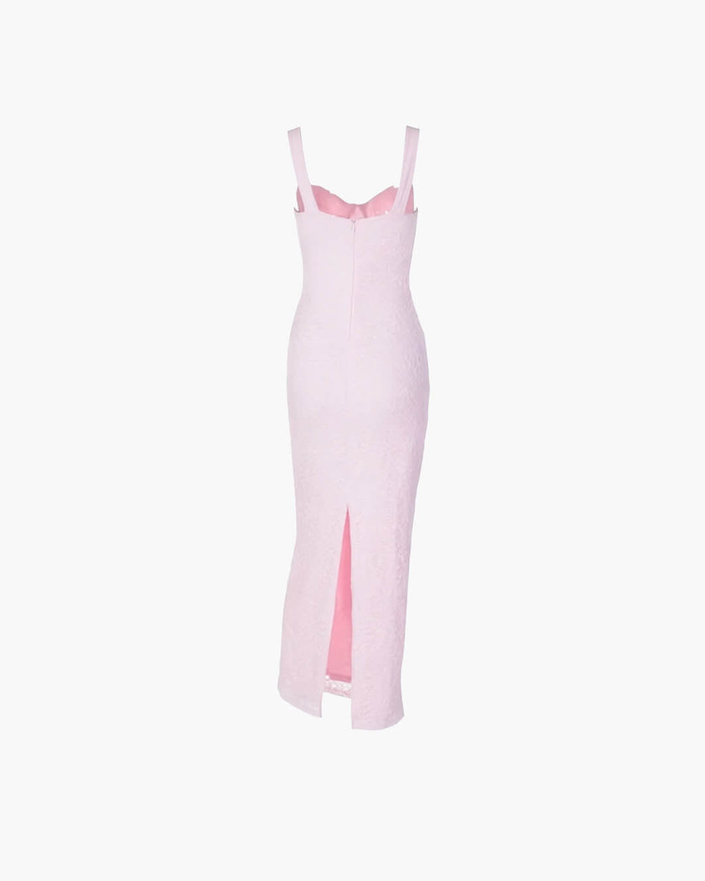 Women's Sleeveless Corset Maxi Dress with Draped Front Detail - 4