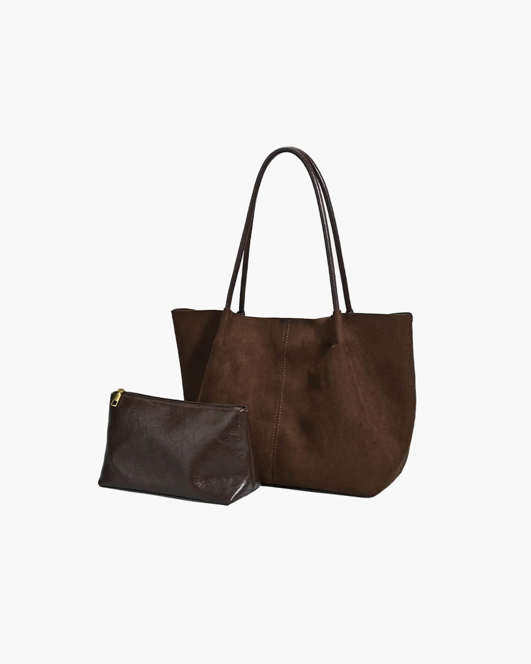 Women's Tote Bag with Pouch Retro Two-Piece Set - 4
