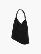 Women's Shoulder Bag with Faux Suede Finish and Western Details - 5