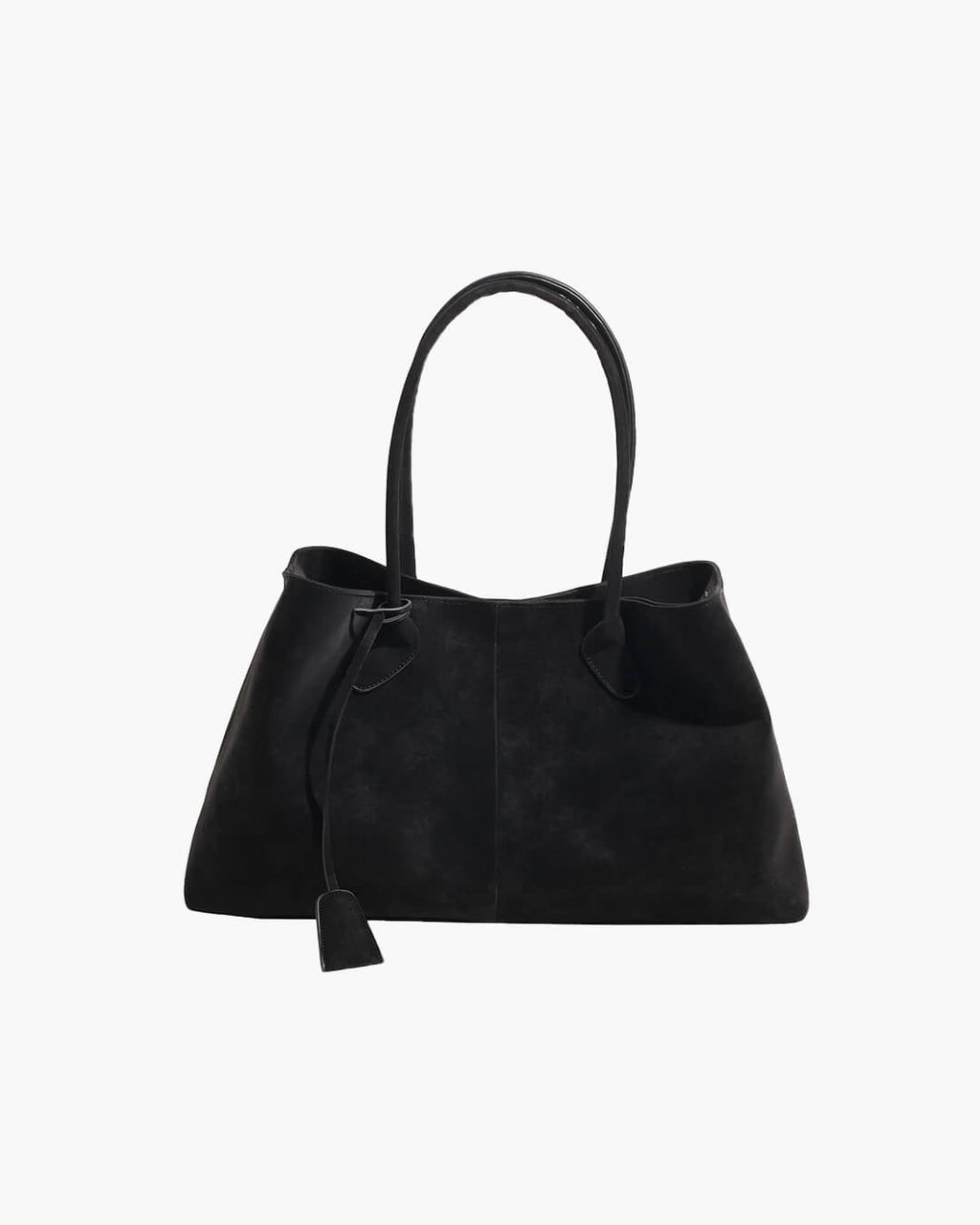 Women's Shoulder Tote Bag with Minimalist Solid Colour Design - 7