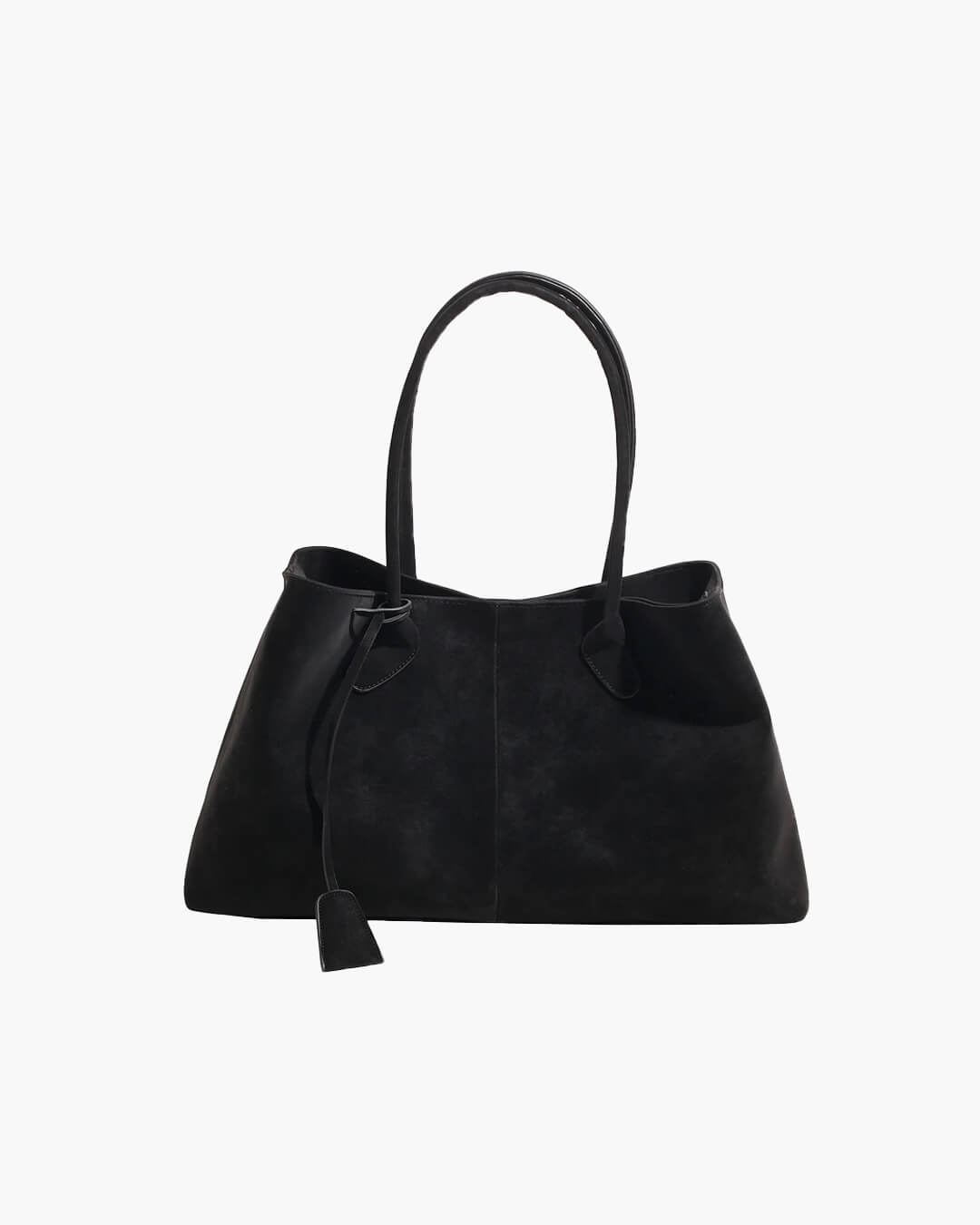 Women's Shoulder Tote Bag with Minimalist Solid Colour Design - 7