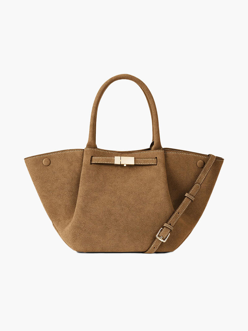 Women's Shoulder Bag Slouchy Hobo with Faux Suede Texture - 2