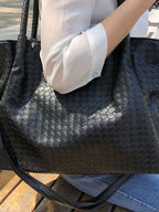 Women's Woven Extra Large Tote Bag - 8