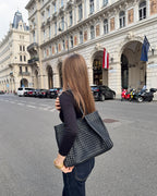 Women's Woven Extra Large Tote Bag - 3