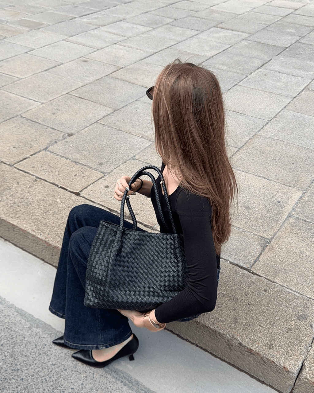 Women's Woven Extra Large Tote Bag - 7