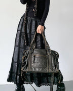 Women's Shoulder Bag with Minimalist Silhouette - 13