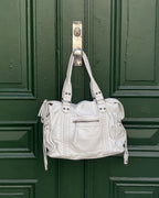 Women's Shoulder Bag with Minimalist Silhouette - 10