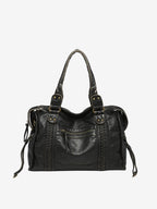 Women's Shoulder Bag with Minimalist Silhouette - 3