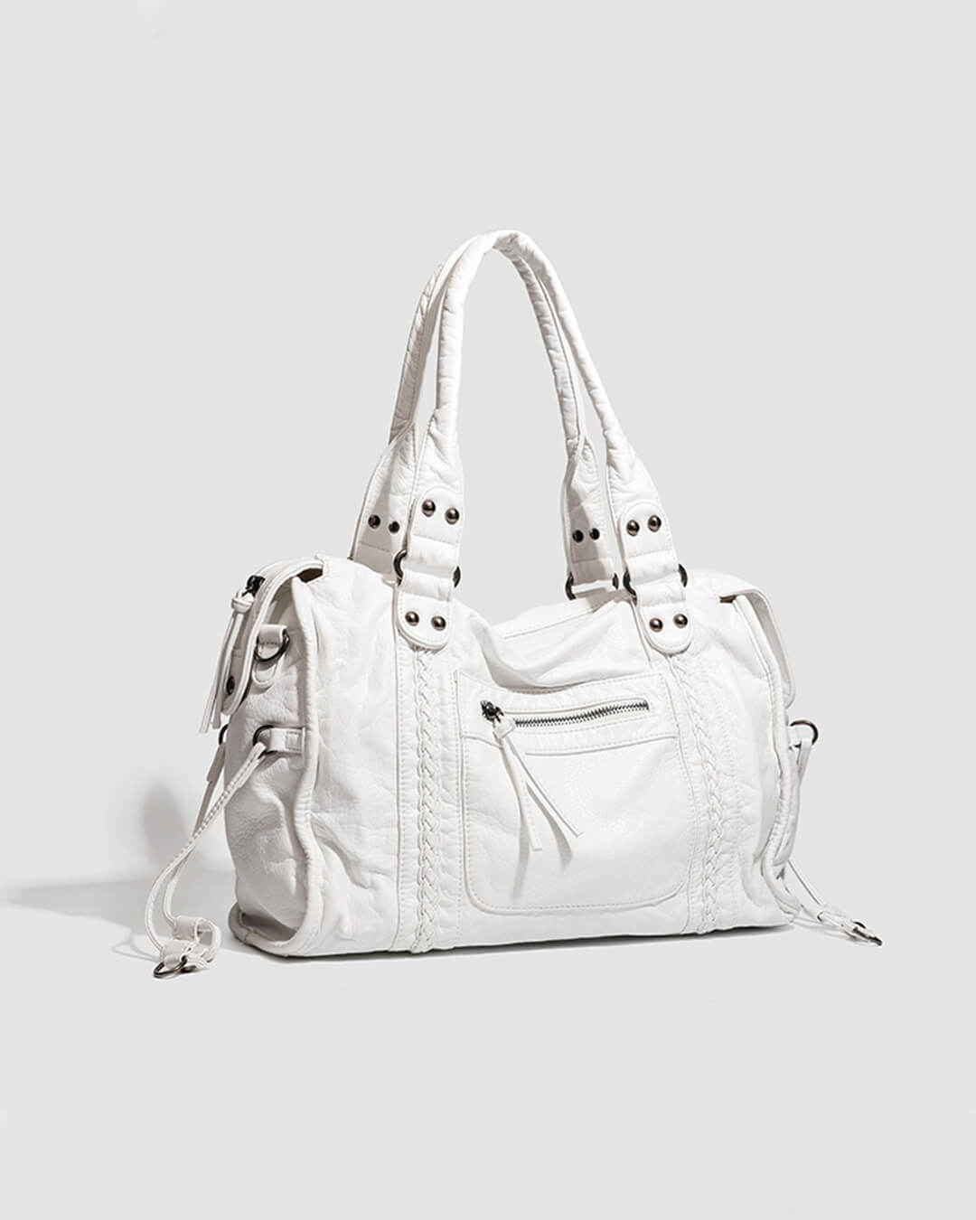 Women's Shoulder Bag with Minimalist Silhouette - 7