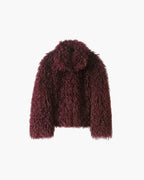Women's Faux Fur Coat Oversized with Shaggy Texture - 19