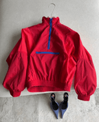 Women's Half-Zip Windbreaker Jacket with Colorblock Design - 11