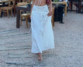 Bralette & Maxi Skirt Set with Lace Trim - Skirt Only