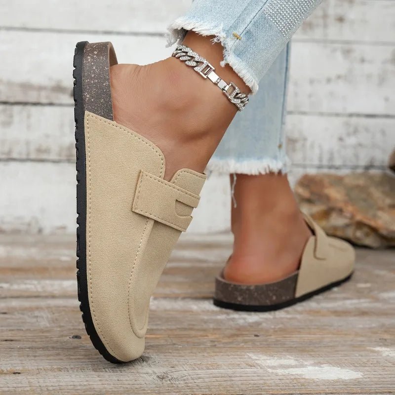 Women's Mules with Cushioned Footbed and Loafer-Style Vamp - 4