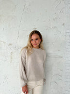 Women's Loose Fit Round Neck Jumper Long Sleeve - 4