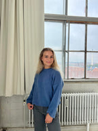 Women's Loose Fit Round Neck Jumper Long Sleeve - 7