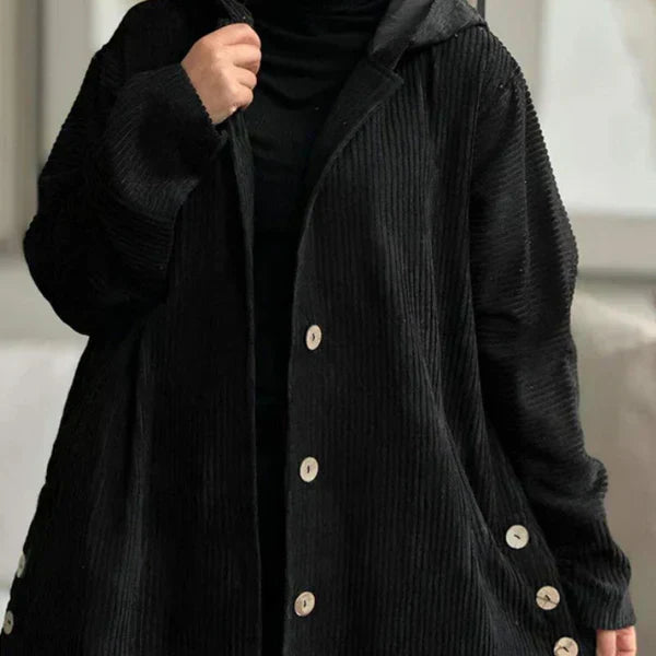 Niah - Cosy Hooded Coat - 12