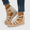 Kendall | Orthopaedic Strass Sandals - Beige