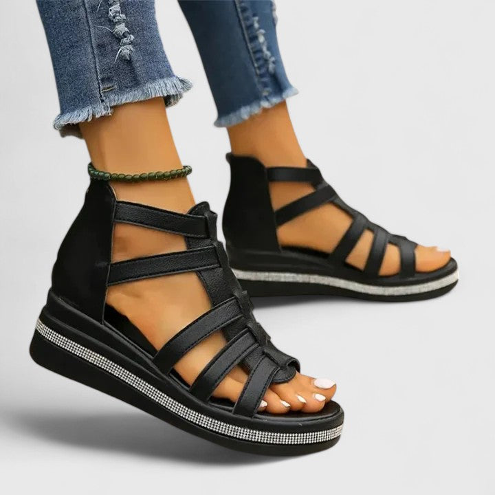 Kendall | Orthopaedic Strass Sandals - 2