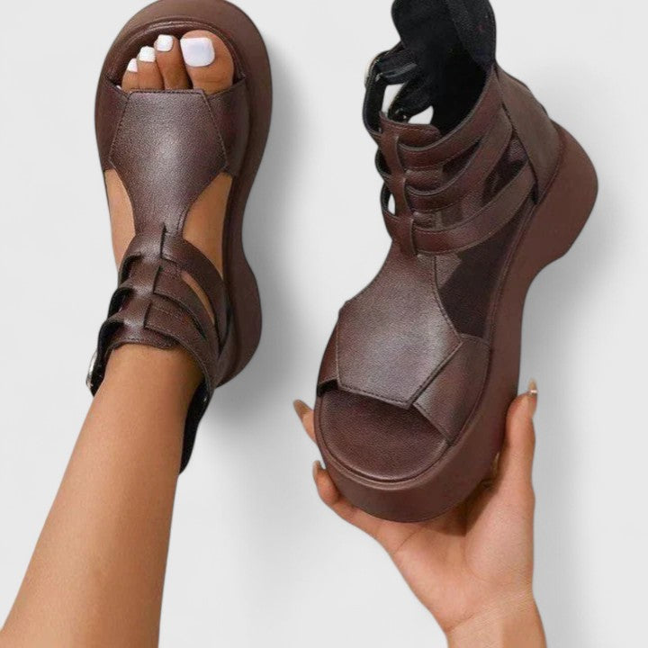 Ivana | Orthopaedic Sandals - Brown