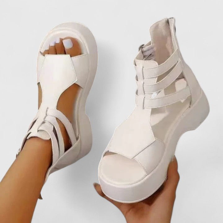Ivana | Orthopaedic Sandals - White