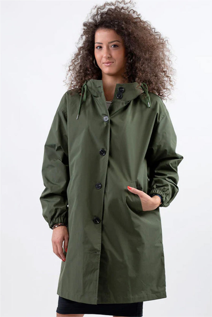 Barbara | Oversized Water-Resistant Windbreaker - 12