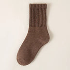 Thick Fleece Lined Socks with Non-Slip Grips Five Pair Pack - 4