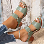 Emma | Women's Orthopaedic Cushioned Block Heel Sandals - 12