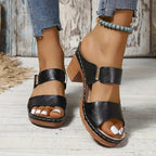 Emma | Women's Orthopaedic Cushioned Block Heel Sandals - 5