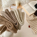 Thick Fleece Lined Socks with Non-Slip Grips Five Pair Pack - 10