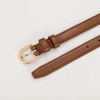Women's Slim Belt with Gold-Tone Buckle for Jeans - 12